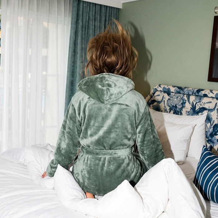 A Funky Dream Hotellkudde och Hotelltäcke i bäddad hotellsäng, Boe Leisure
