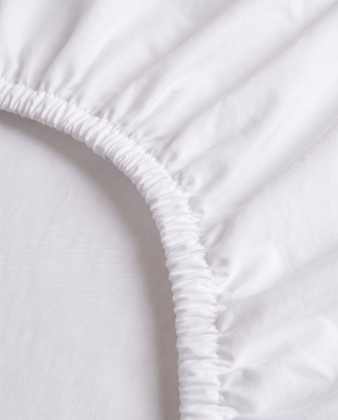 The elastic edge up close — stays taut.