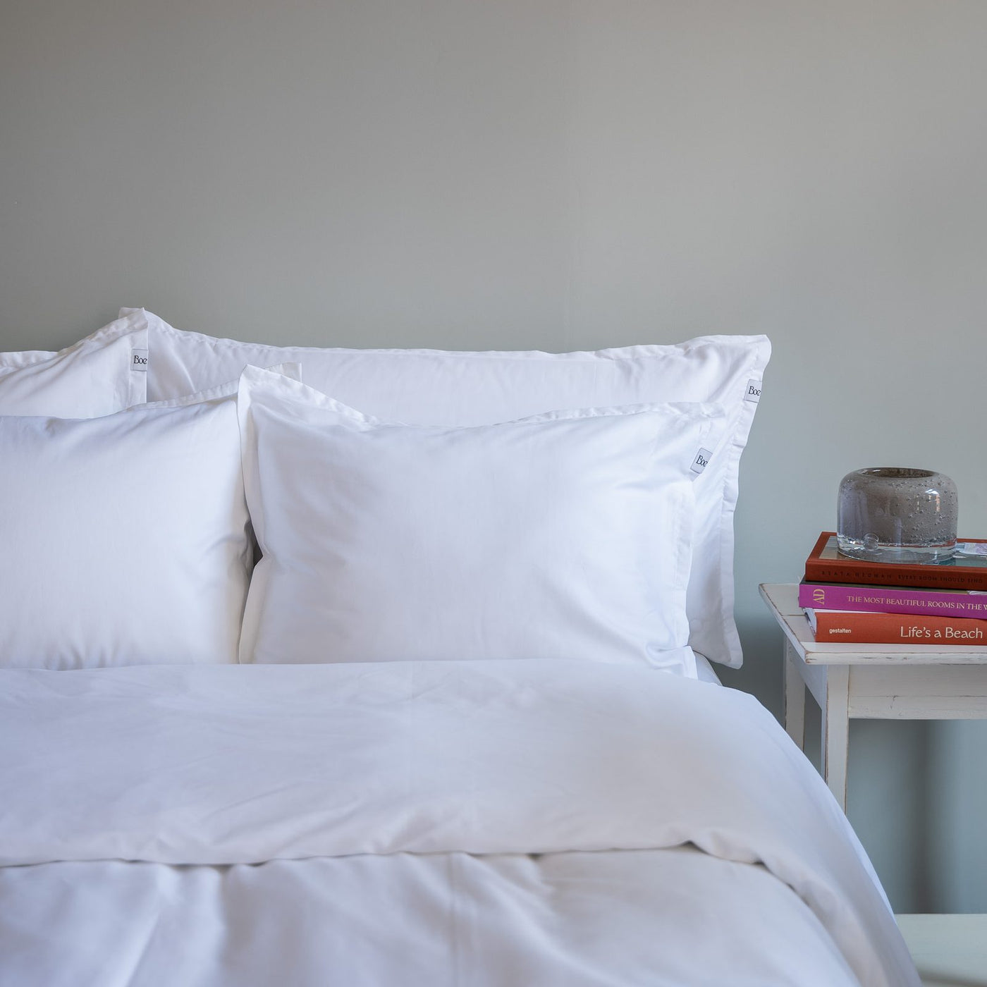 Regency Lee Bäddset White – vit Supima-bomull